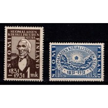 Litteraturselskabets 100-års jubilæum. Postfrisk.